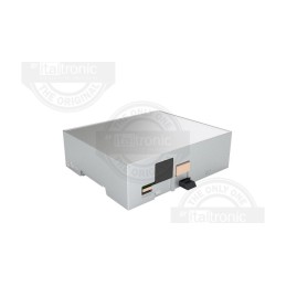 1 pcs - Italtronic Solid Top Enclosure Type, ABS, Polycarbonate DIN Rail Enclosure Kit