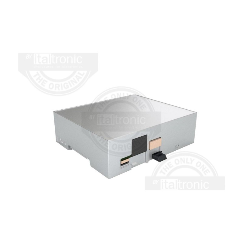 1 pcs - Italtronic Solid Top Enclosure Type, ABS, Polycarbonate DIN Rail Enclosure Kit