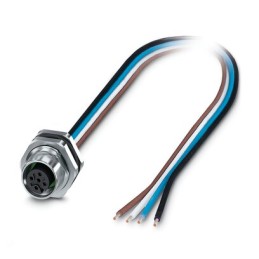 1 pcs - Phoenix Contact Circular Connector, 5 Contacts, Rear Mount, M12 Connector, Socket