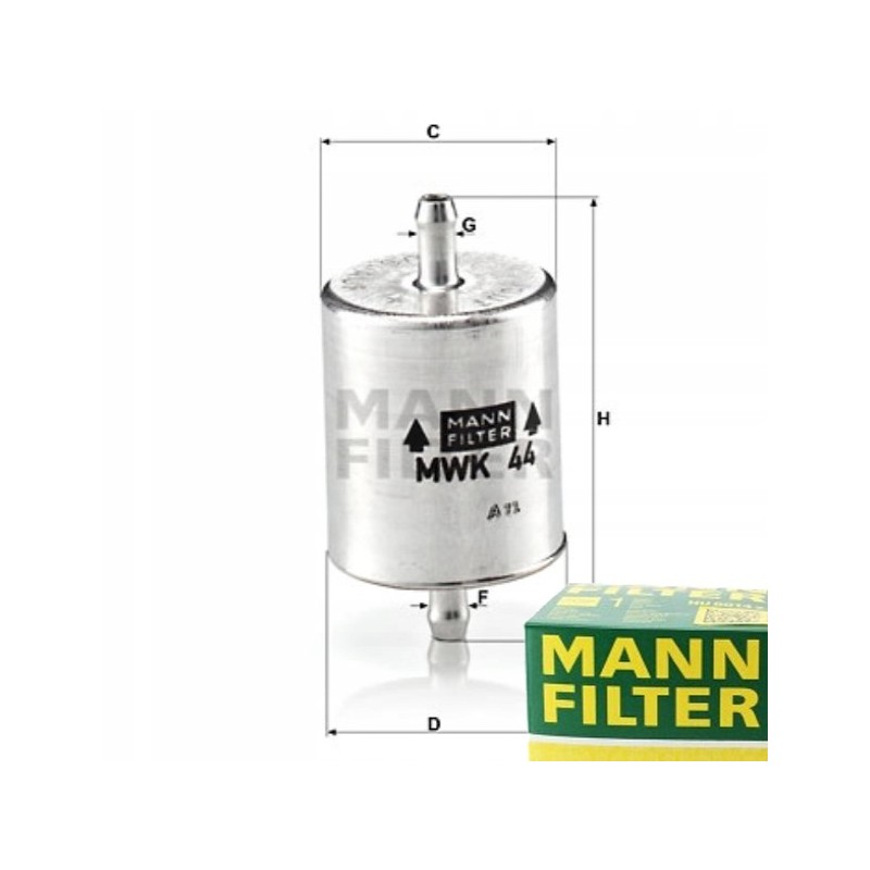 Mann filter fuel filter for Ducati Sport 1000