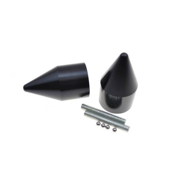 Handlebar ends black cone suzuki gsxr s