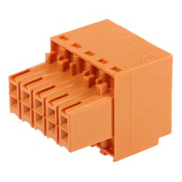 102 pcs - Weidmuller 3.5mm Pitch 10 Way Pluggable Terminal Block, Plug, Cable Mount, Screw Termination