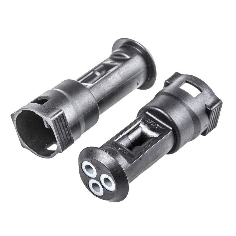 1 Bag of 5 - TE Connectivity, Econoseal E Male Connector Housing, 3 Way