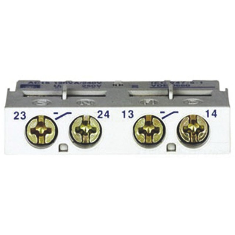 1 pcs - Schneider Electric Auxiliary Contact, 2 Contact, 2NO, Front Mount