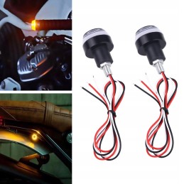 Handlebar ends LED turn signal DRL motorcycle