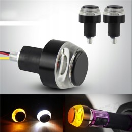 Handlebar ends LED turn signal DRL motorcycle