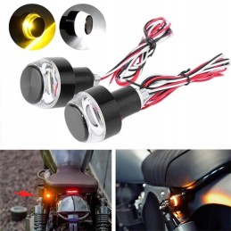Handlebar ends LED turn signal DRL motorcycle