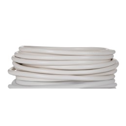 1 Bag of 5 M - RS PRO 2 Core Power Cable, 0.75 mm², 5m, White PVC Sheath, Mains, 6 A, 300/500 V