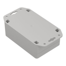 1 pcs - RS PRO Light Grey ABS Enclosure, IP65, Light Grey Lid, 121.4 x 81.6 x 45.2mm