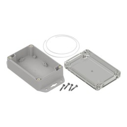 1 pcs - RS PRO Light Grey ABS Enclosure, IP65, Light Grey Lid, 121.4 x 81.6 x 45.2mm