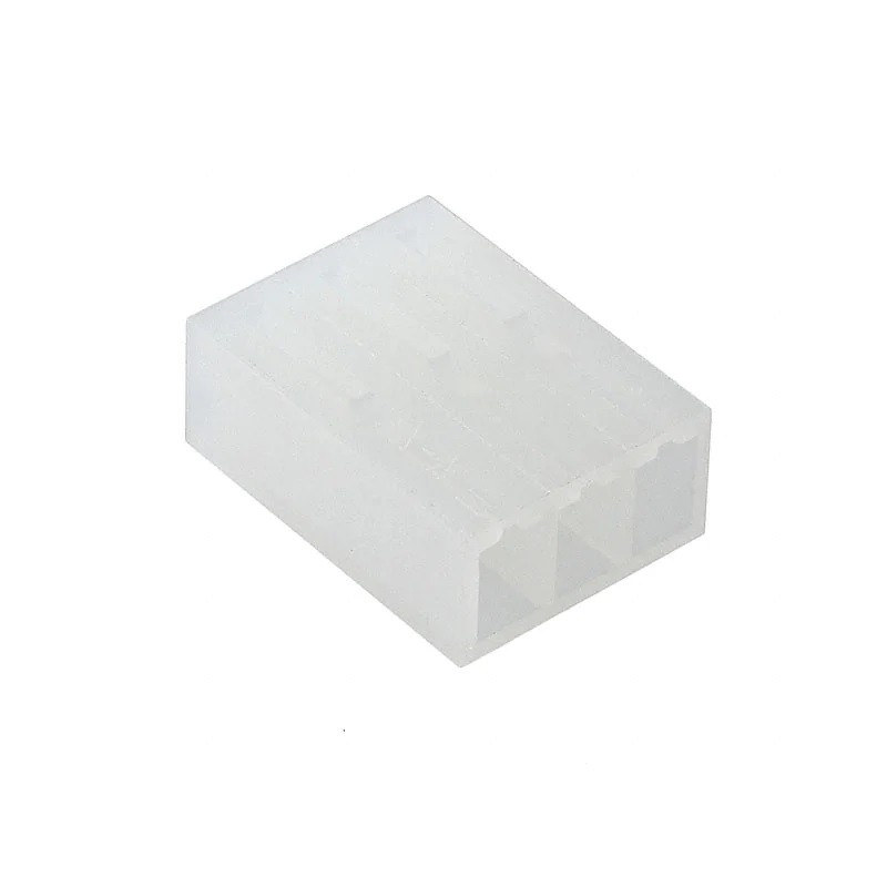 50 pcs - Molex, 6442 Female Crimp Connector Housing, 3.96mm Pitch, 3 Way, 1 Row