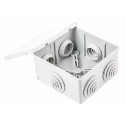 1 pcs - ABB Grey Thermoplastic Junction Box, IP44, 80 x 80 x 40mm