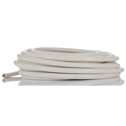 1 Bag of 5 M - RS PRO 3 Core Power Cable, 0.75 mm², 5m, White PVC Sheath, Mains, 6 A, 300/500 V