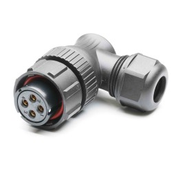 1 pcs - RS PRO Circular Connector, 4 Contacts, Cable Mount, Socket, Female, IP67