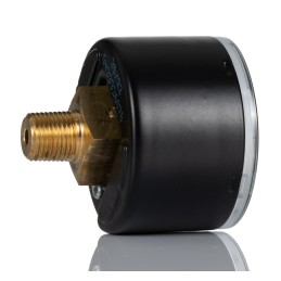 1 pcs - SMC Analogue Pressure Gauge 10bar Back Entry, 4K8-10, 1bar min.