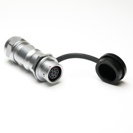 1 pcs - RS PRO Circular Connector, 9 Contacts, Cable Mount, M12 Connector, Socket, Female, IP67