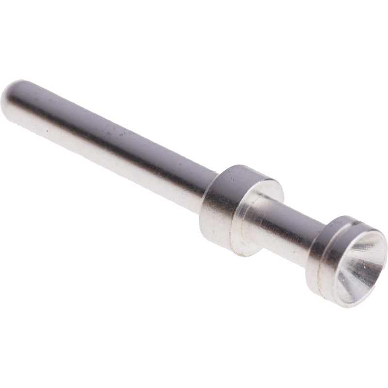 50 pcs - Han E Male 16A Crimp Contact Minimum Wire Size 0.75mm² Maximum Wire Size 0.75mm² for use with Heavy Duty Power Connect