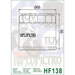 Oil filter hiflo hf138c suzuki gsr600 gsr750