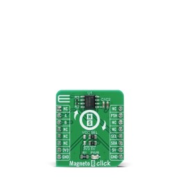 1 pcs - MikroElektronika Magneto 8 Click Add On Board for AS5601 AS5601