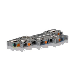 50 pcs - Phoenix Contact 5-Way Earth Terminal Block, 4mm², 12 AWG Wire, Push In