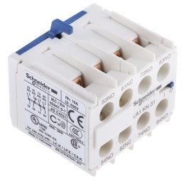 1 pcs - Schneider Electric Auxiliary Contact, 4 Contact, 1NC + 3NO, Front Mount, TeSys K
