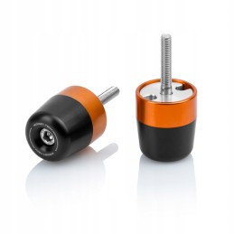 Womet tech handlebar ends orange suzuki