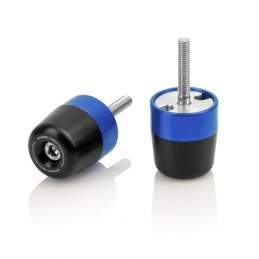 Womet tech handlebar ends blue suzuki
