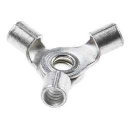 1 Bag of 50 - RS PRO Uninsulated Ring Terminal, 4 mm, 8 Stud Size, 4mm² to 6mm² Wire Size