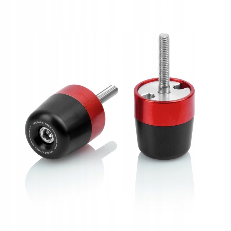 Womet tech handlebar ends red suzuki gsr
