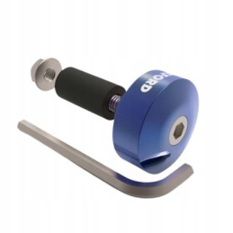 Barends 1 CNC 13 18 blue handlebar ends for 22mm handlebars