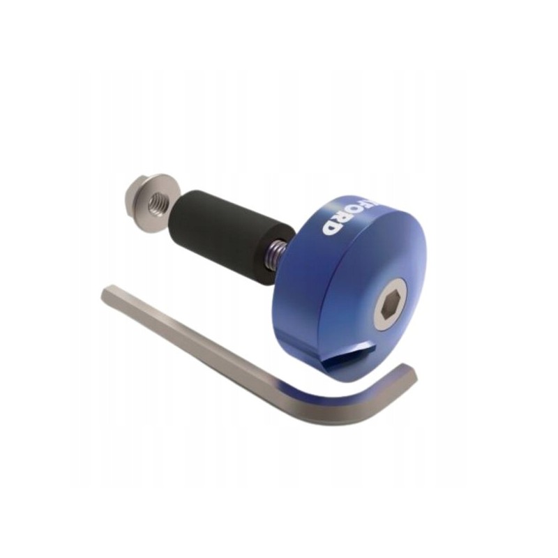Barends 1 CNC 13 18 blue handlebar ends for 22mm handlebars