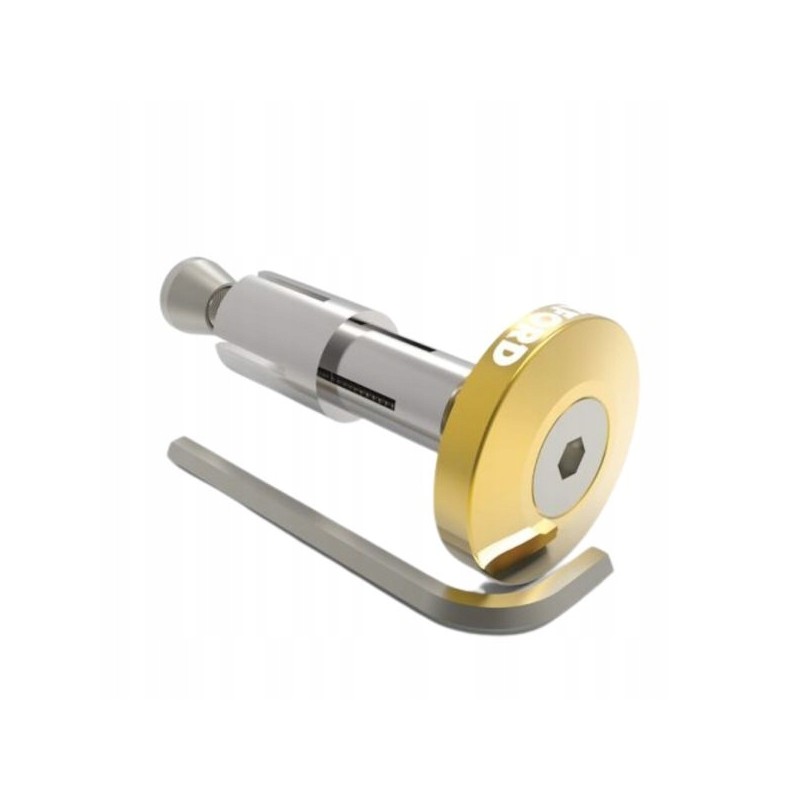 Barends 2 CNC 13 18 handlebar ends, gold color for 22mm handlebars