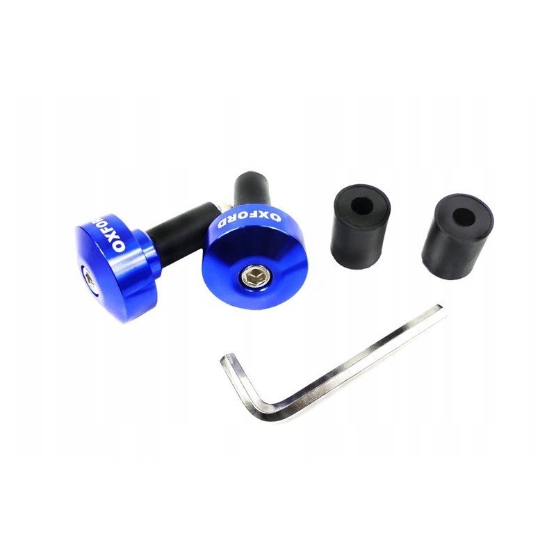 Oxford handlebar end weights 22mm blue
