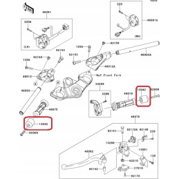 Steering wheel weight for Kawasaki z 1000 SX