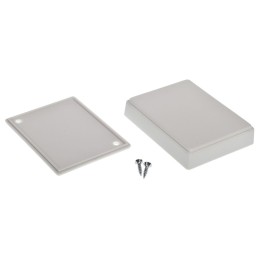 1 pcs - RS PRO Light Grey Polycarbonate Enclosure, IP53, 76.5 x 59.4 x 18.1mm