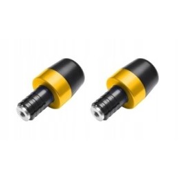 Womet tech handlebar ends 13mm gold
