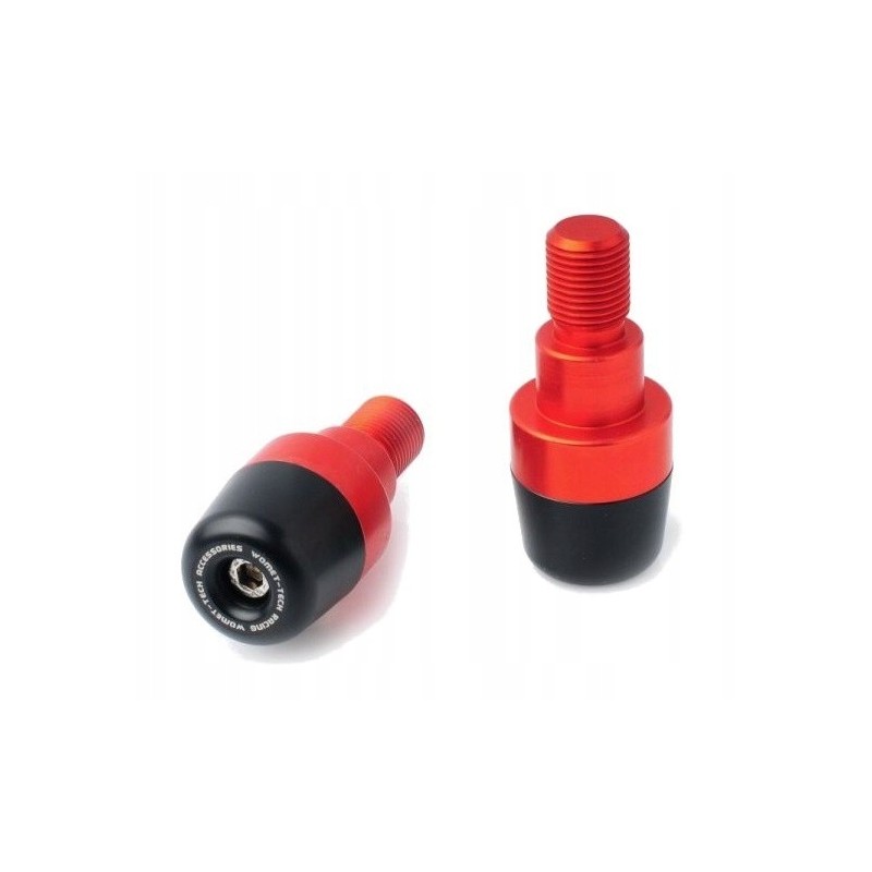 Womet tech handlebar ends yamaha yzf r6 red