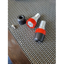Womet tech handlebar ends yamaha yzf r6 red