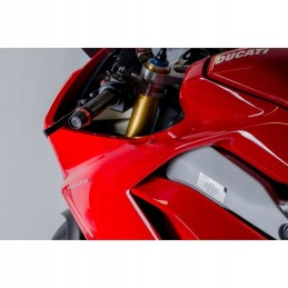 Womet tech red Ducati handlebar ends