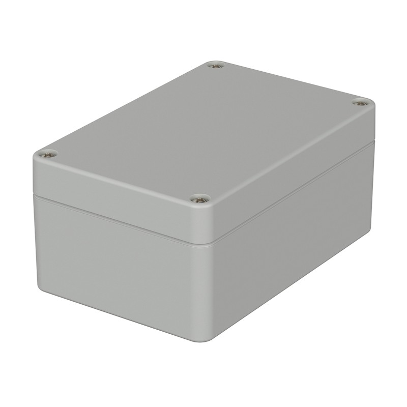 1 pcs - Bopla Euromas Series Grey ABS Enclosure, IP66, Flanged, Grey Lid, 120 x 80 x 55mm