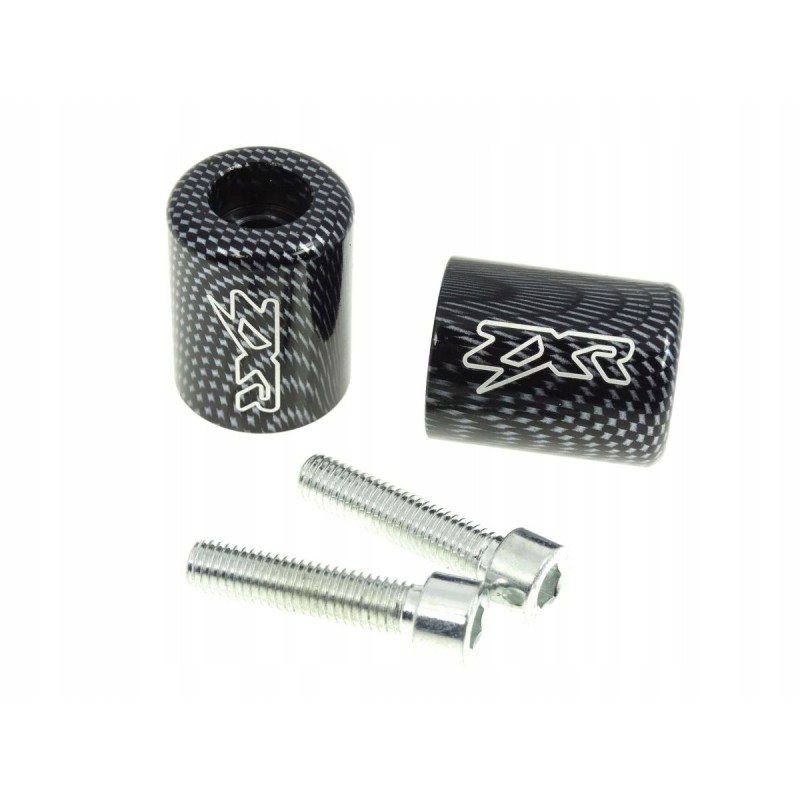 Carbon handlebar ends with zx zzr logo