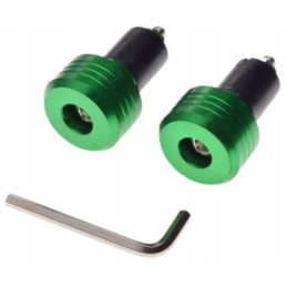 The ends of the handlebar weights are made of 6 colors of rubber