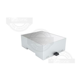 1 pcs - Italtronic Solid Top Enclosure Type, ABS, Polycarbonate DIN Rail Enclosure Kit