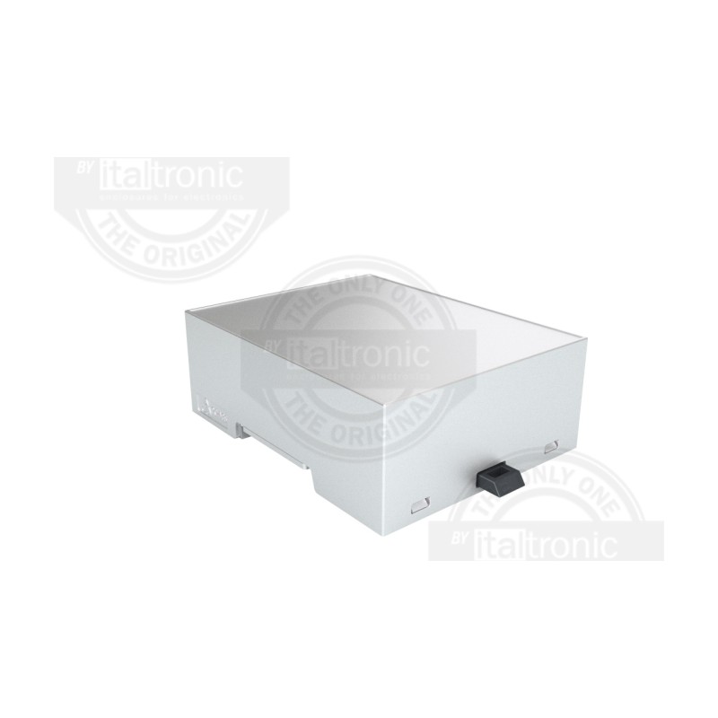 1 pcs - Italtronic Solid Top Enclosure Type, ABS, Polycarbonate DIN Rail Enclosure Kit