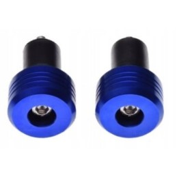 Rubber handlebar weight ends in different colors