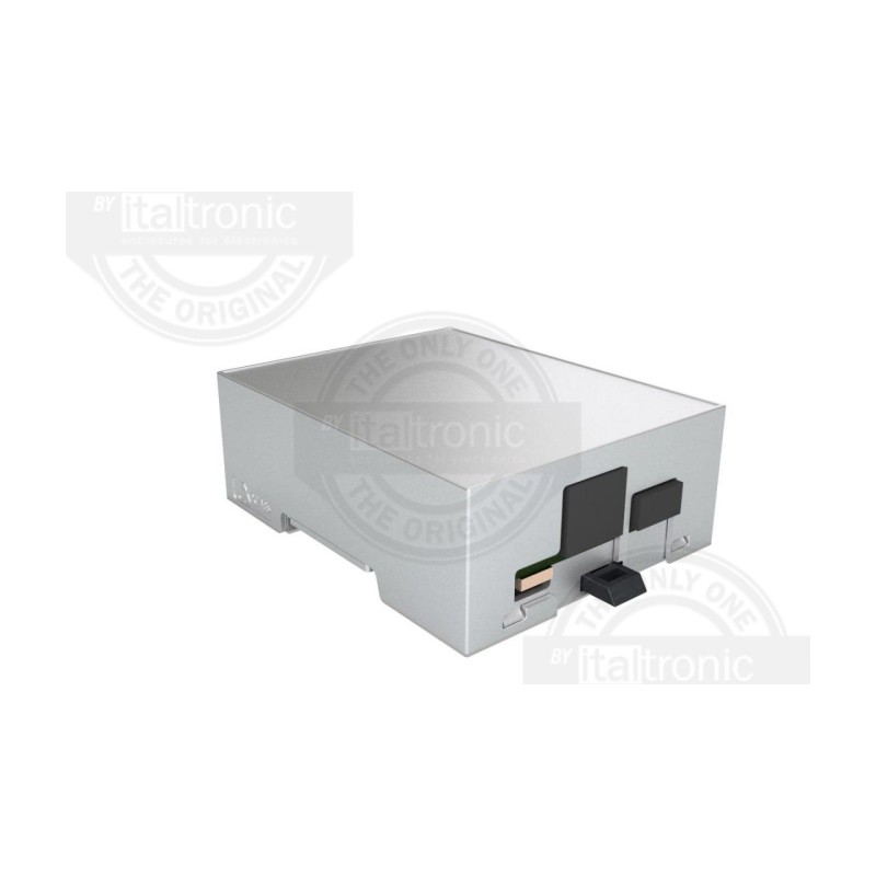 1 pcs - Italtronic Solid Top Enclosure Type, ABS, Polycarbonate DIN Rail Enclosure Kit