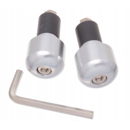 Motorcycle oval handlebar ends 2x