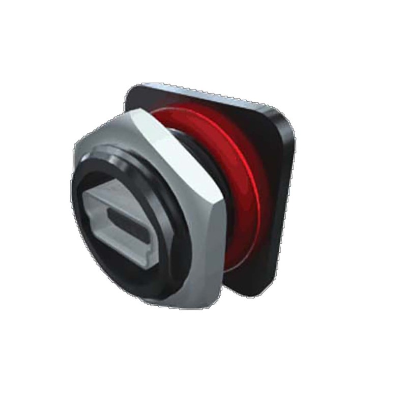 1 pcs - Samtec Right Angle, Socket Type Mini B USB Connector