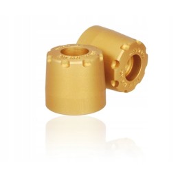 Ariete universal and Ducati handlebar weights, gold color, 12-14 mm