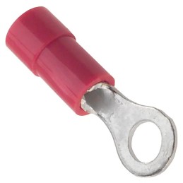 50 pcs - Molex, 19070 Insulated Crimp Ring Terminal, 5-6 (M3-3.5) Stud Size